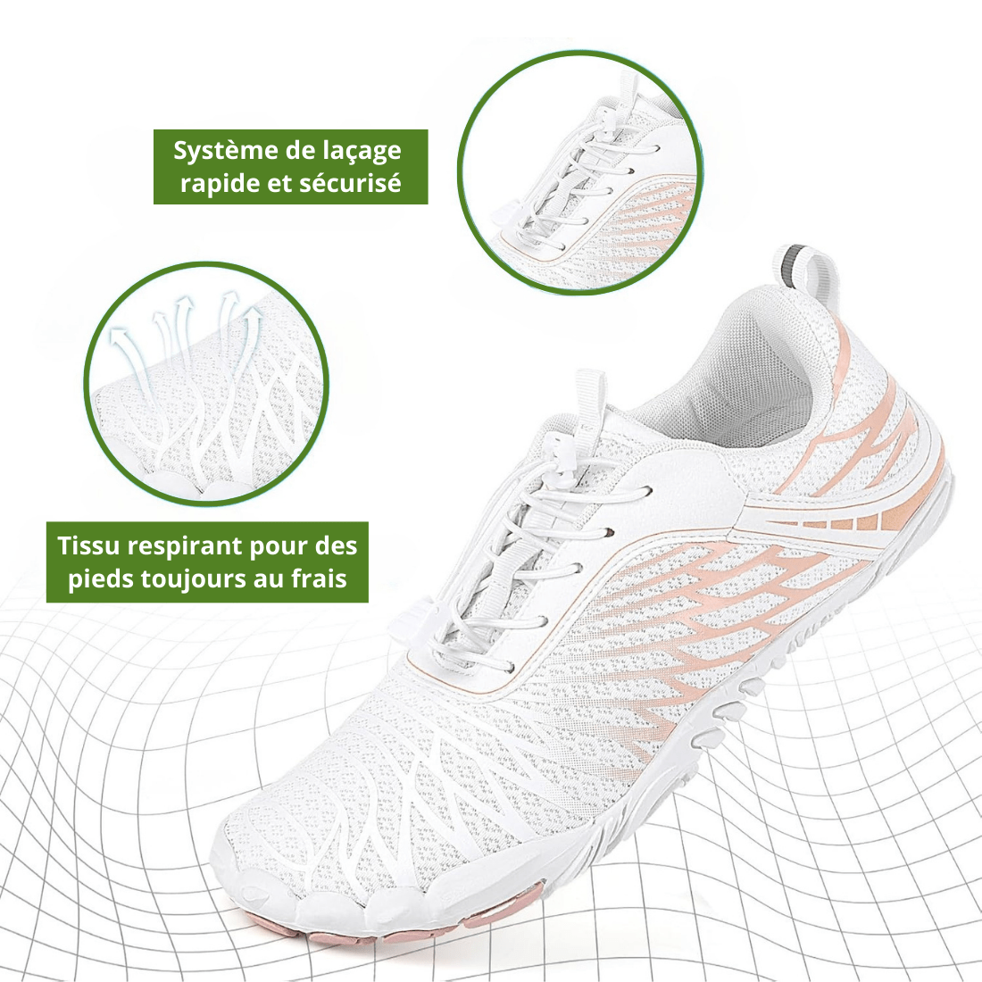 Chaussures Pieds Nus NaturaStep – Semelle Fine 4 mm, Confort Naturel, Légèreté et Alignement Postural