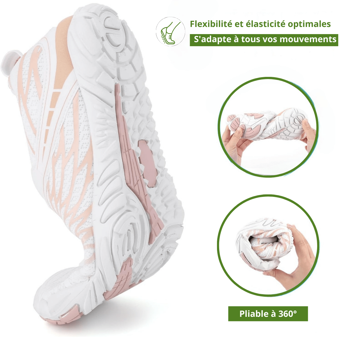 Chaussures Pieds Nus NaturaStep – Semelle Fine 4 mm, Confort Naturel, Légèreté et Alignement Postural