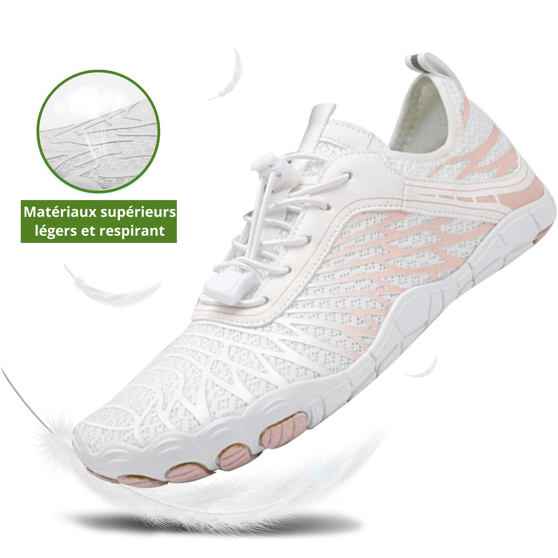 Chaussures Pieds Nus NaturaStep – Semelle Fine 4 mm, Confort Naturel, Légèreté et Alignement Postural